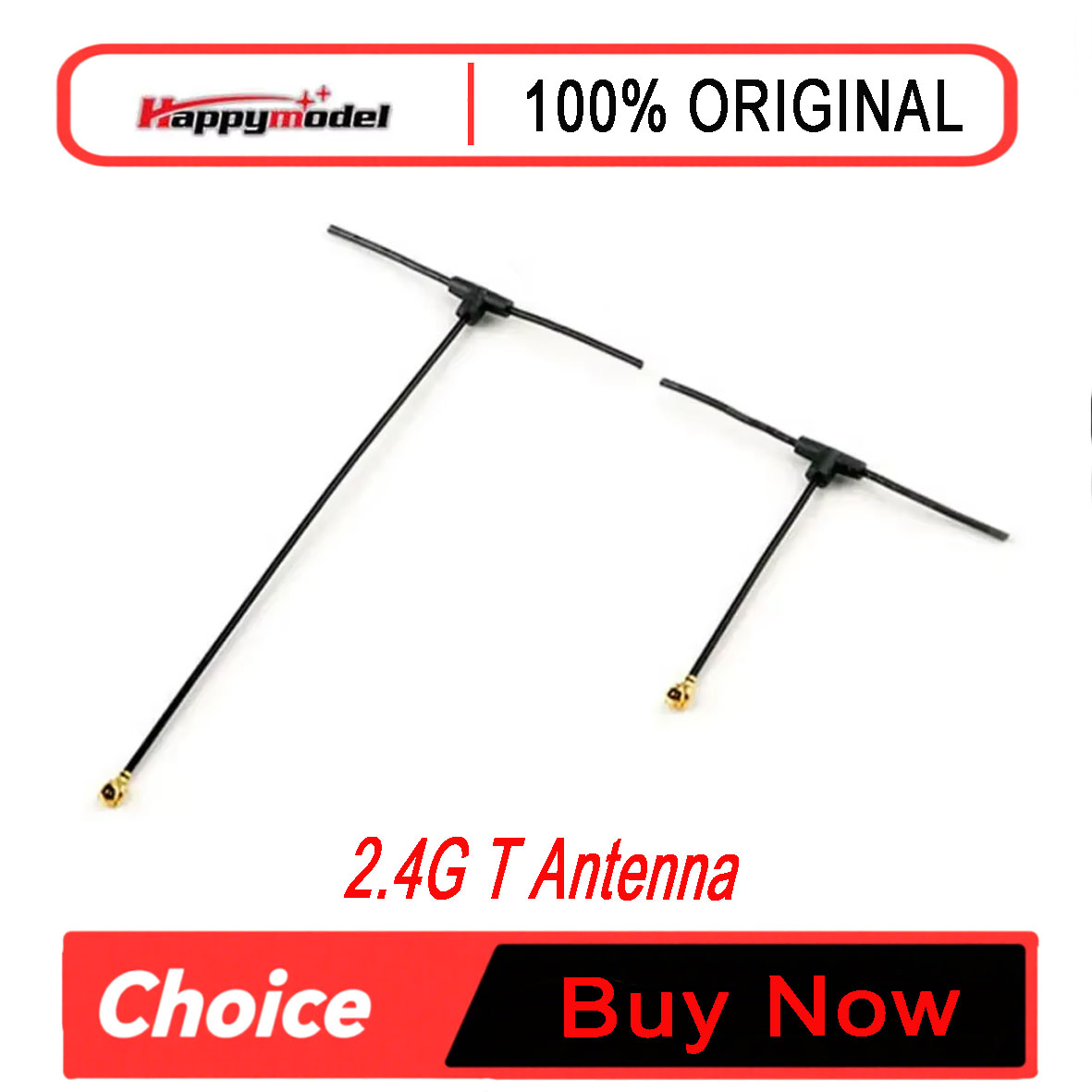 Tbs Fpv Tracer - Antena Omnidireccional Happymodel Tipo T 2.4G