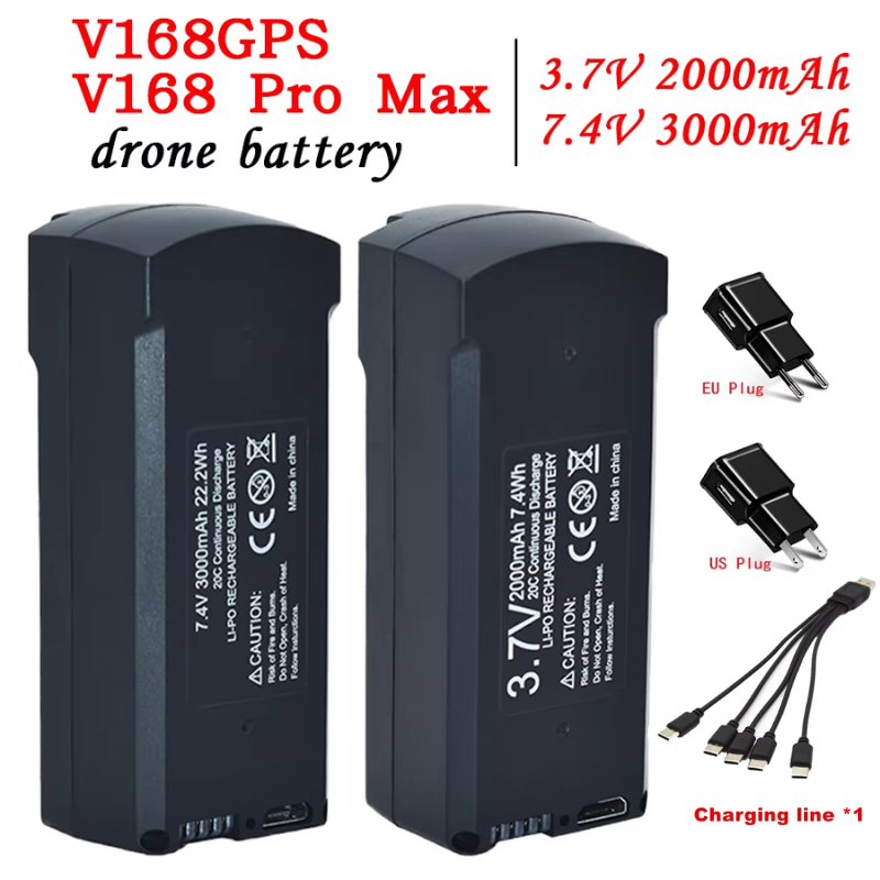 Drone Battery Lipo - Batería de repuesto GPS V198 7.4V