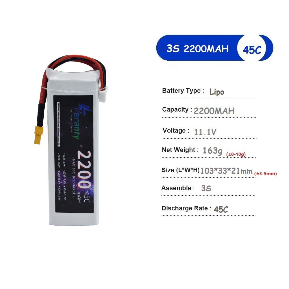Batería Lipo 3S 11,1 V Deans X - Drone Battery 3S reseña y precio